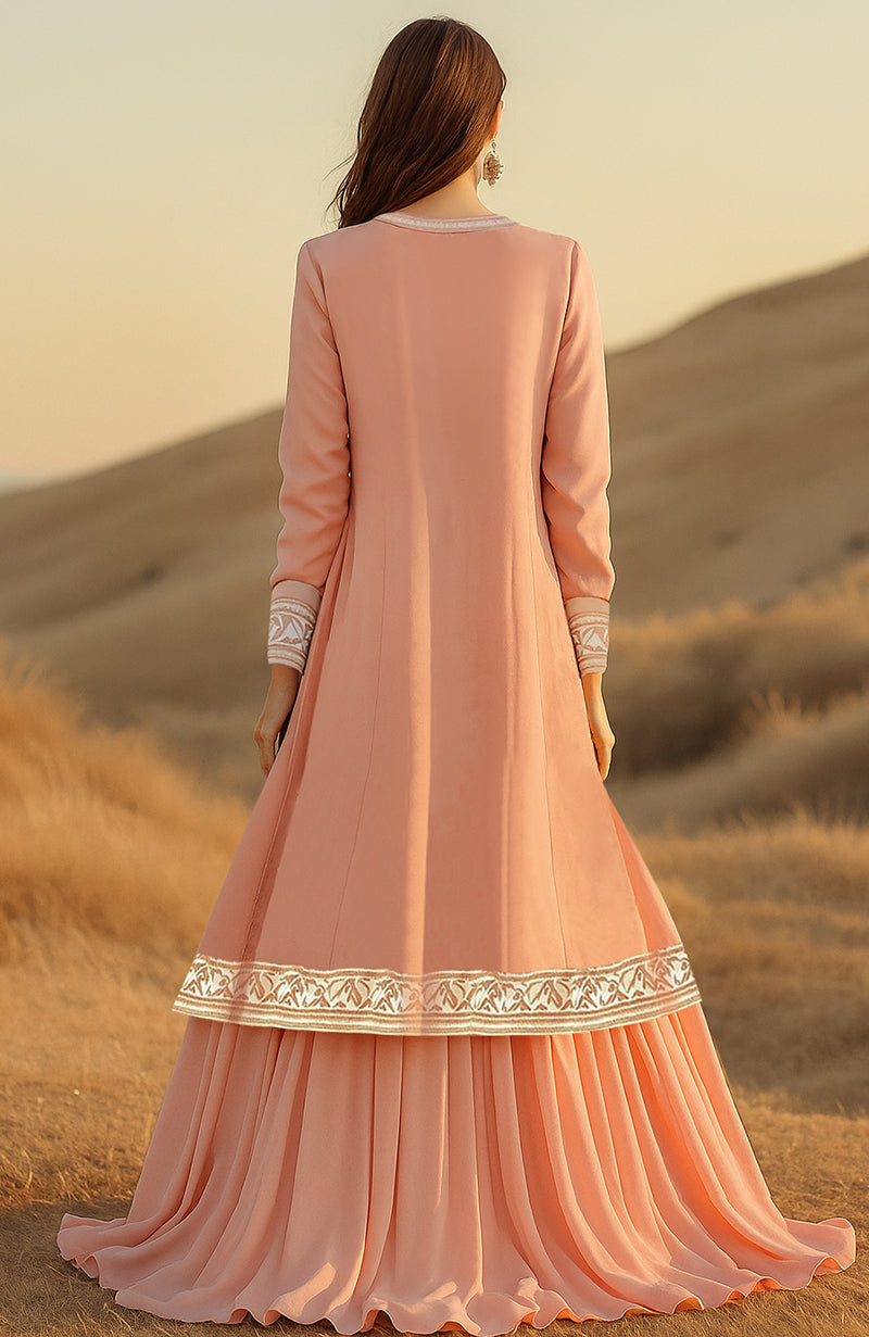 The Desert Rose Jacket Set – Blush Pink