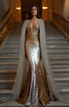 Ombre Majesty Sequin Embroidered Mermaid Lehenga Set