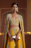 The Amber Mirror Cape Set – Jalwa by Talking Threads