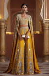The Amber Mirror Cape Set – Jalwa by Talking Threads