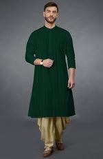 Eclipse Blue Pintuck Kurta Set