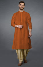 Eclipse Blue Pintuck Kurta Set