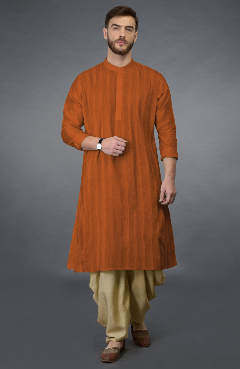 Eclipse Blue Pintuck Kurta Set