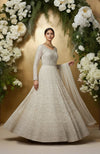 Radiance — Ivory Embroidered Anarkali Set