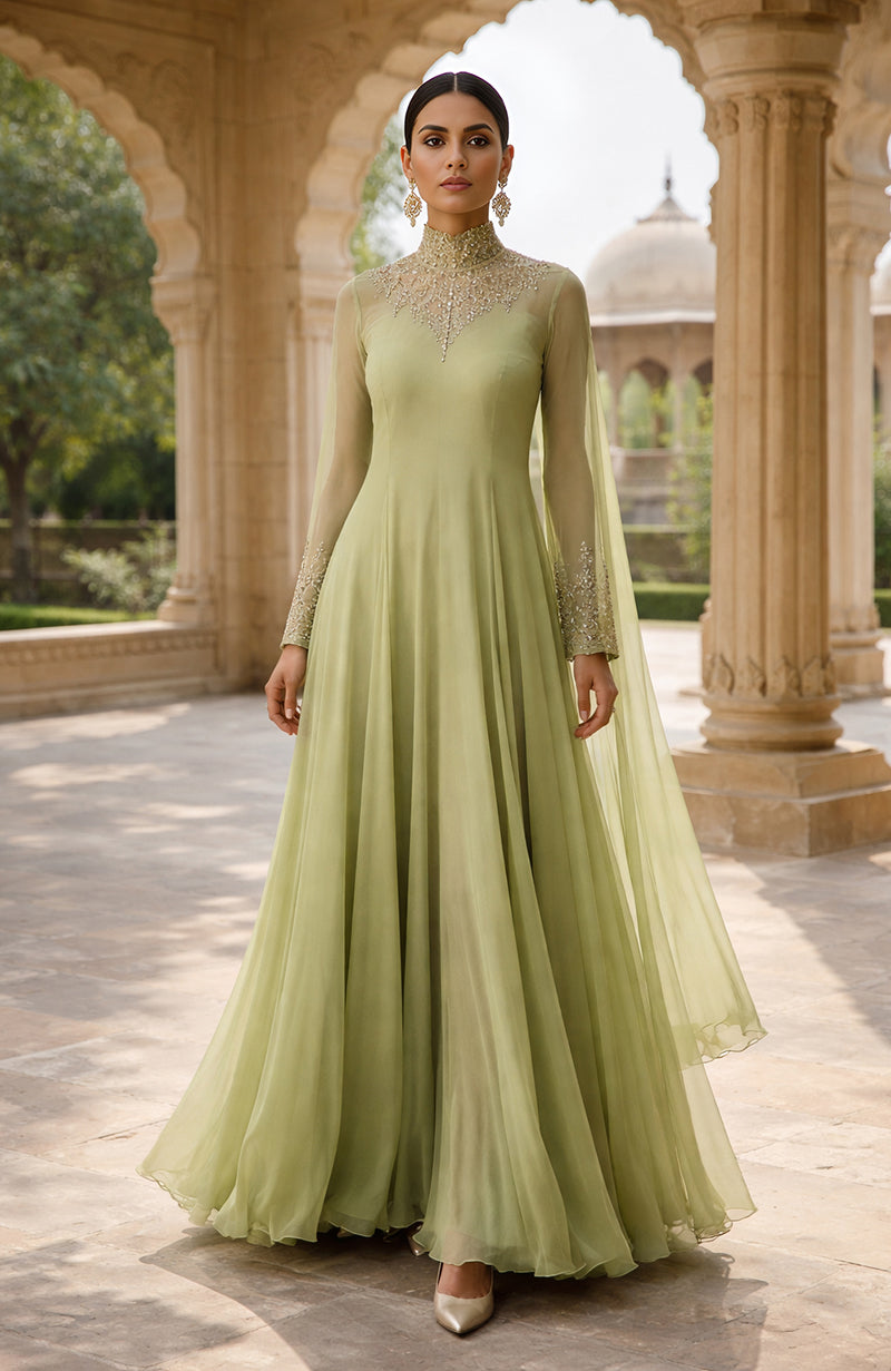 Pastel Pistachio Green