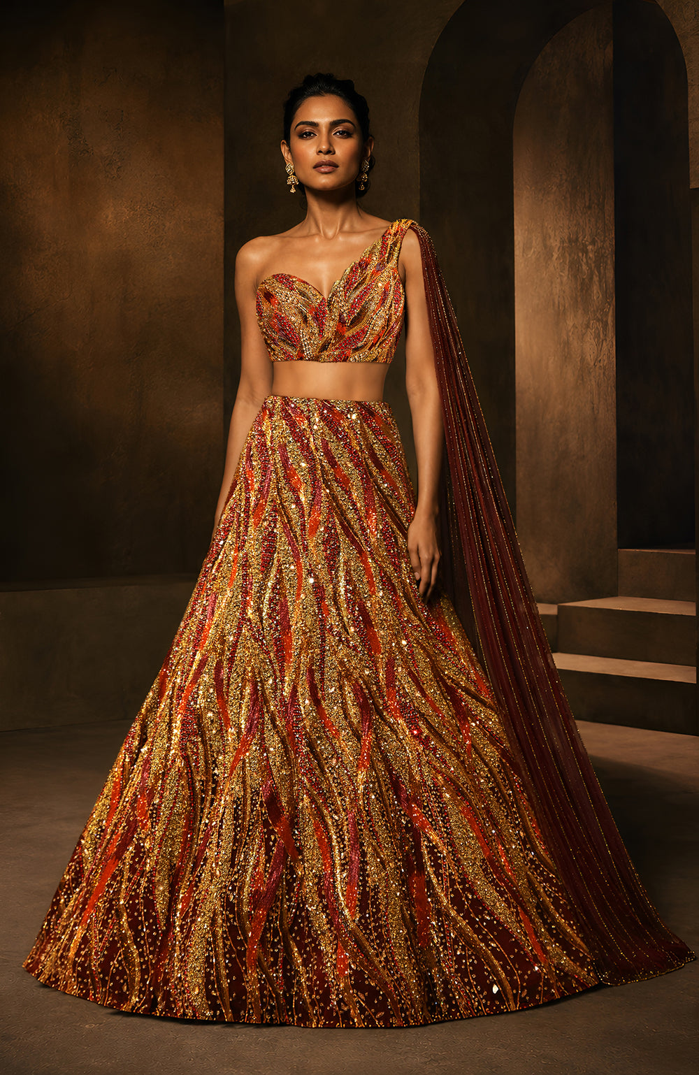 Oxblood Ember Gold