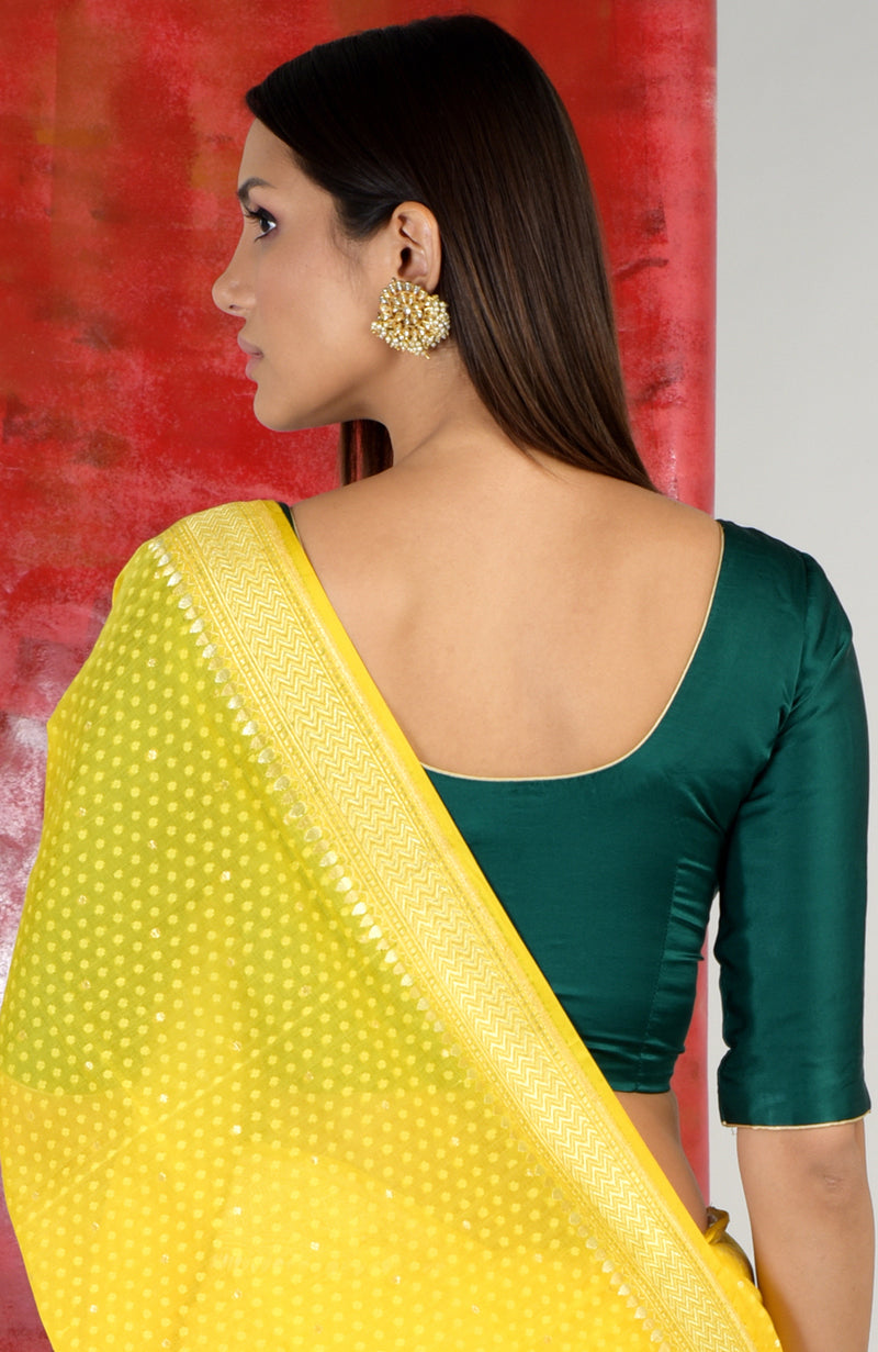 Emerald Green Sweetheart Blouse