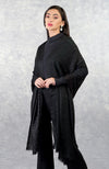 Ira Black Starry Night Swarovski Pure Cashmere Stole