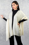Ira Ivory Twinkle Swarovski Pure Cashmere Stole