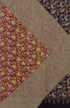Multi-colour Sozni Hand Embroidered Pure Pashmina Shawl