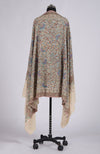 Pashmina White Sozni Hand Embroidered Pure Pashmina Shawl
