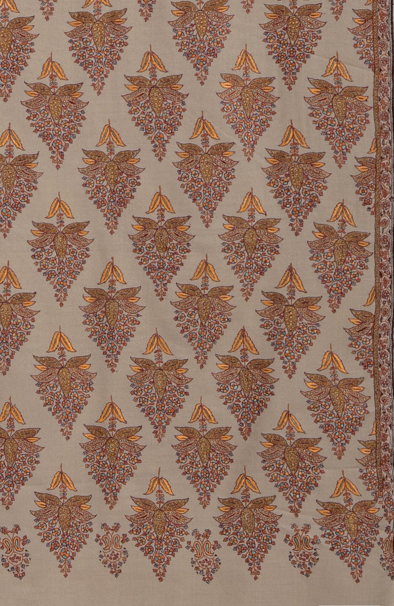 Toosh Colour Sozni Hand Embroidered Pure Pashmina Shawl