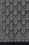 Black Sozni Jamawar Hand Embroidered Pure Pashmina Shawl