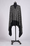 Black Sozni Jamawar Hand Embroidered Pure Pashmina Shawl