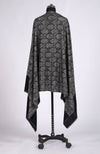 Black Sozni Jamawar Hand Embroidered Pure Pashmina Shawl