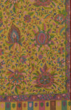Yellow Kani Weave Handcrafted Jamawar Pure Pashmina Shawl