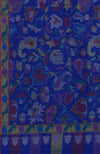 Royal Blue Kani Weave Handcrafted Jamawar Pure Pashmina Shawl