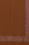 Rust Sozni Hand Embroidered Pure Pashmina Shawl