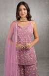 The Kiss Mauve Orchid Sharara Set