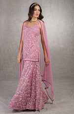 The Kiss Mauve Orchid Sharara Set