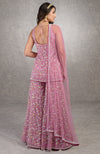 The Kiss Mauve Orchid Sharara Set