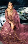 She Walks In Beauty Peacock Pink Lehenga Set