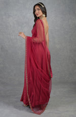 Cut Bead Zardozi Hand Embroidered Anarkali Set