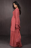 Desert Rose - Gold Embellished Sharara Set