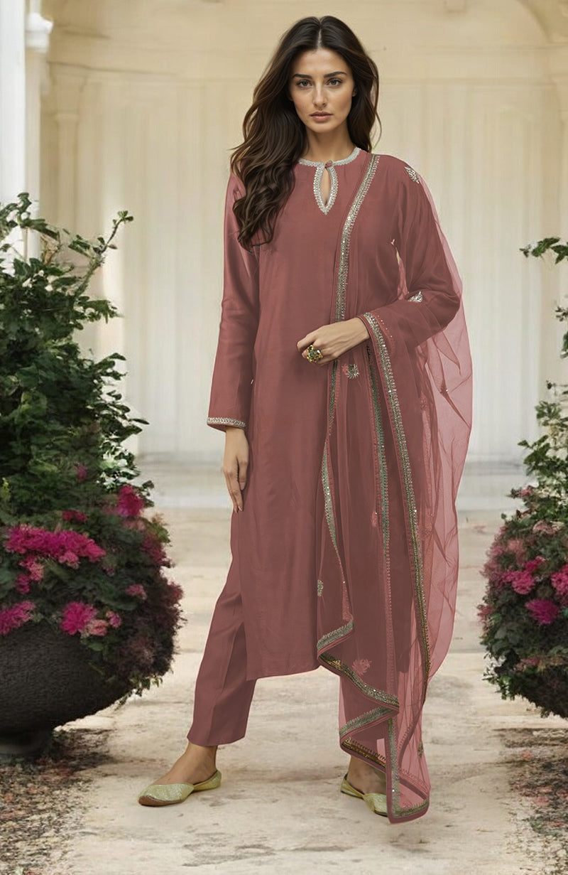 Emerald Zardozi Hand Embroidered Kurta Set