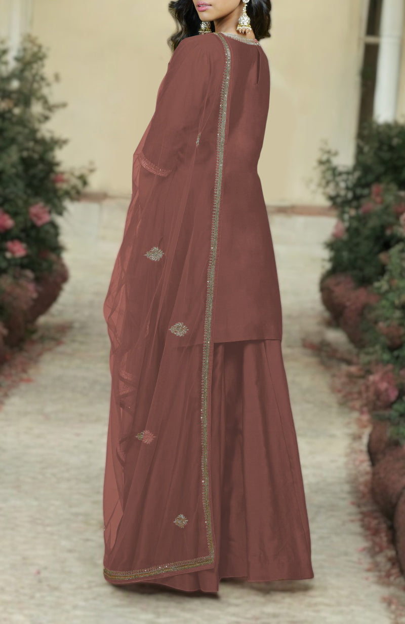 Chutney Zardozi Hand Embroidered Kurta Set