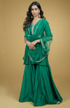 Emerald Zardozi Hand Embroidered Kurta Set