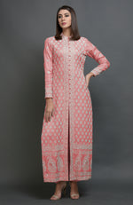 Champagne Beige Chikankari Embroidered Jacket Suit