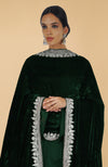 Emerald Kashmiri Tilla Aari Embroidered Kurta Set
