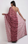 Desert Rose French Chantilly Lace Saree Set