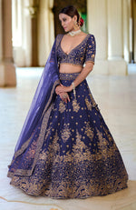 This Much & More Plum Lehenga Set