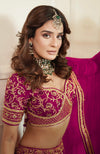 Why I Love Thee Boysenberry Lehenga Set