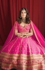 Why I Love Thee Fuchsia Fedora Lehenga Set