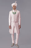 I Loved You First Light Pink Embroidered Sherwani Set