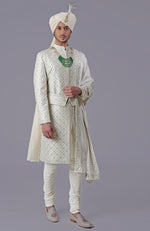 I Loved You First Ivory Embroidered Sherwani Set