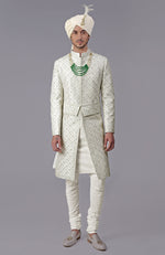 I Loved You First Ivory Embroidered Sherwani Set