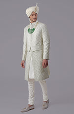 I Loved You First Ivory Embroidered Sherwani Set