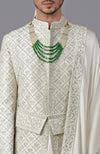 I Loved You First Ivory Embroidered Sherwani Set
