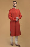 Seinna Kurta With Pintuck & Kantha Detail