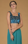 TARA - Blue Waters Hand Embroidered Saree & Blouse