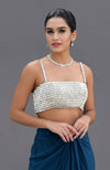 Diamante Crystal Hand Embroidered Bustier Set