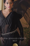 Classic Black Chiffon Saree