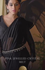 Classic Black Chiffon Saree