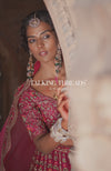RAAGA- Always for the First Time Red Lehenga Set