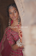 RAAGA- Always for the First Time Red Lehenga Set