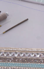 Champagne Beads and Sequin Embroidered Kurta set
